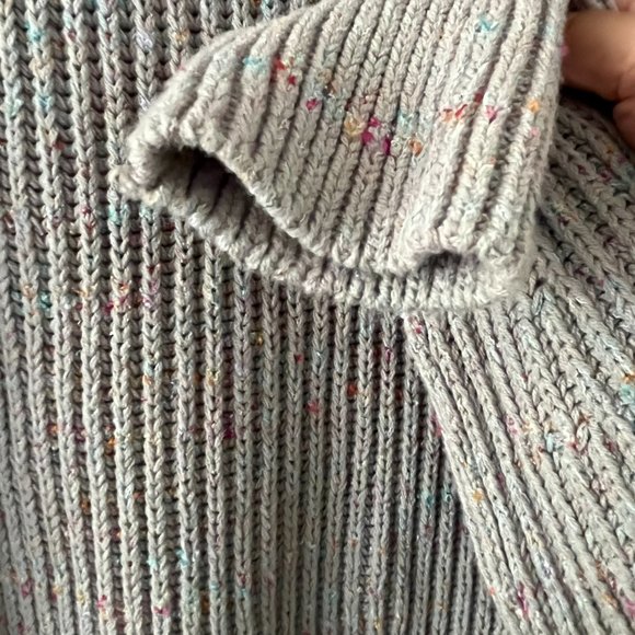 NWT Free People Leo Tunic Silver Gleam Gray Cowl Neck Sweater sz XS - Picture 6 of 14